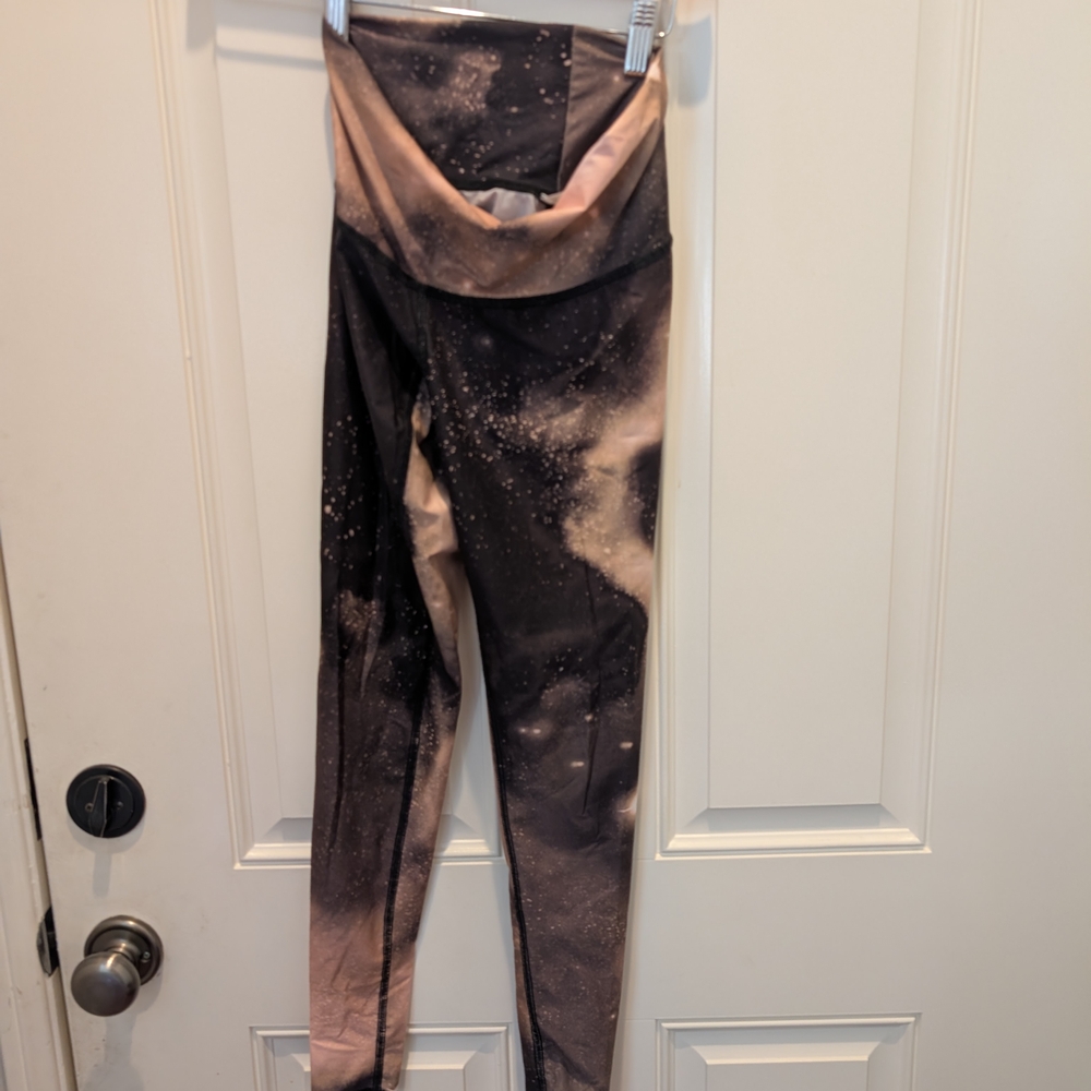 Teeki Black and Tan Speckled Leggings